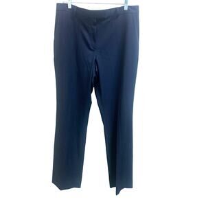 Brooks Brothers Catherine Fit Classic Straight‎ Leg Navy trouser pants sz12